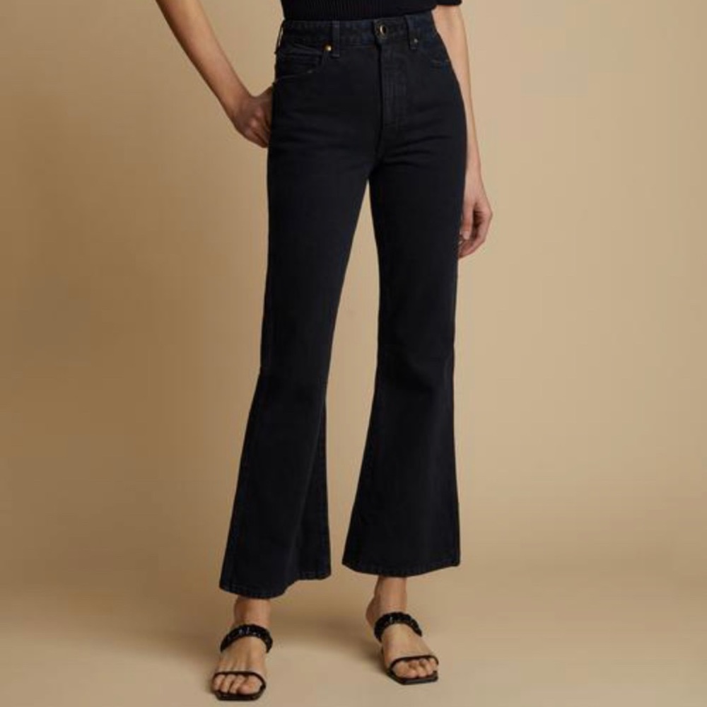 NWT KHAITE Gabbie Jean in Black